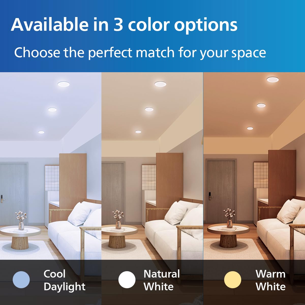 PHILIPS 5W LED Downlighter | Starfitnext Concealed JB LED Ceiling Light | Cutout Size : 3 Inch, Colour : Cool Day Light