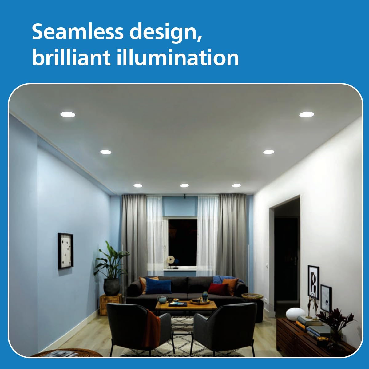 PHILIPS 5W LED Downlighter | Starfitnext Concealed JB LED Ceiling Light | Cutout Size : 3 Inch, Colour : Cool Day Light