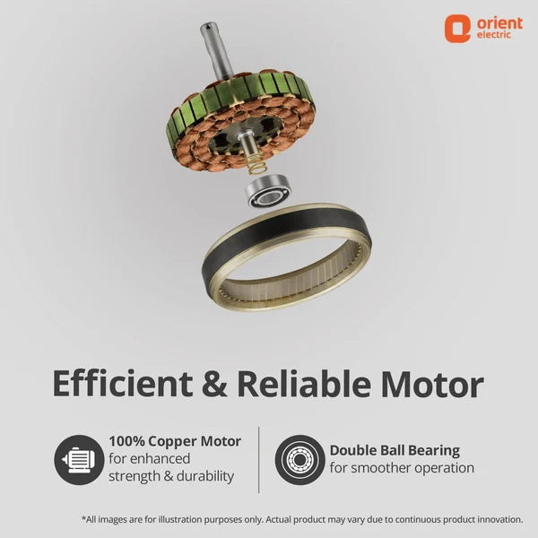 Orient Rapid Air High Speed Ceiling Fan 1200mm | 2-Year Warranty